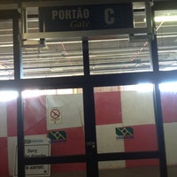 Photo taken at Portão / Gate RC by João Jorge A. on 2/10/2014
