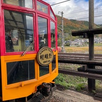 Photo taken at Torokko-Kameoka Station by まる け. on 11/28/2023