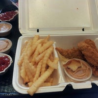 Photo taken at Raising Cane&#39;s Chicken Fingers by Haley B. on 4/10/2013