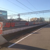 Photo taken at Paveletskiy Rail Terminal (XRK) by Yuri B. on 4/26/2013