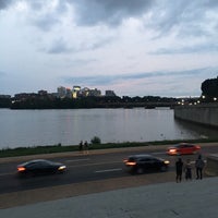 Photo taken at Watergate Steps by A A. on 8/20/2018