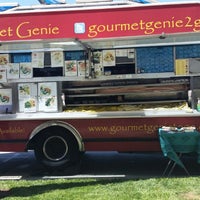 Photo taken at Gourmet Genie Food Truck by Amber on 4/16/2015