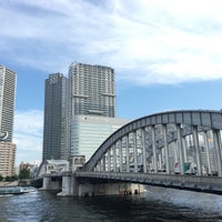 Photo taken at Kachidoki Bridge by cimmy on 8/10/2018