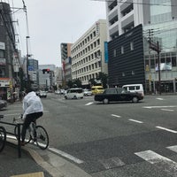 Photo taken at Yakuin Odori Intersection by 🌱 on 10/10/2018