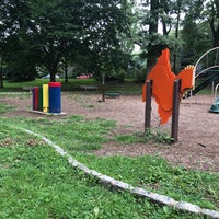 Photo taken at Memorial Park Playground by Megan C. on 8/26/2018