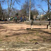 Photo taken at Memorial Park Playground by Megan C. on 4/22/2018