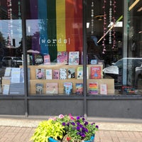 Photo taken at Words Bookstore by Megan C. on 6/29/2019