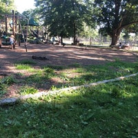 Photo taken at Memorial Park Playground by Megan C. on 7/7/2018