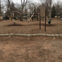 Photo taken at Memorial Park Playground by Megan C. on 1/27/2018