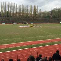 Photo taken at Drie Lindenstadion / Stade des Trois Tilleuls by Ol J. on 4/30/2016