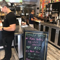 Photo taken at Hot Bagels Abroad by Justin G. on 8/8/2018