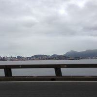 Photo taken at Ponte Rio-Niterói by Jo V. on 4/14/2013