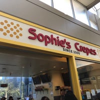 Photo taken at Sophie&amp;#39;s Crepes by Harvey B. on 9/1/2019