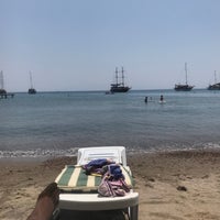 Photo taken at Bağla Plajı by Ercan K. on 8/4/2018