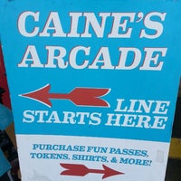 Photo taken at Caine&amp;#39;s Arcade by Mei L. on 3/30/2013