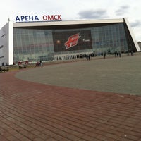 Photo taken at Arena Omsk by Katerina O. on 4/29/2013