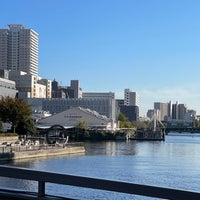 Photo taken at Rakusuibashi Bridge by Ken M. on 10/30/2021