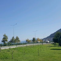 Photo taken at Sürmene Sahili by Burak V. on 9/19/2016
