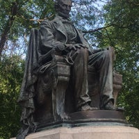Photo taken at North President&amp;#39;s Court (Abraham Lincoln Statue) by Eric C. on 6/25/2018