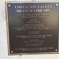 Photo taken at Visitacion Valley Branch Library by Eric C. on 9/28/2017