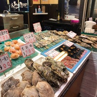 Photo taken at Omicho Market by cico on 12/16/2018