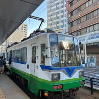 Photo taken at Fukui-eki tram station by aiso on 8/12/2023