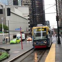 Photo taken at Westlake Hub — Seattle Streetcar by Mike M. on 1/8/2019