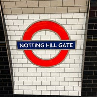Photo taken at Notting Hill Gate London Underground Station by Petra M. on 3/23/2024