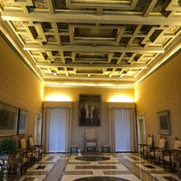 Photo taken at Palazzo Pontificio by Burcu E. on 6/5/2019