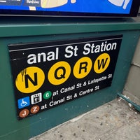 Photo taken at MTA Subway - Canal St (6/J/N/Q/R/W/Z) by KK G. on 12/7/2023