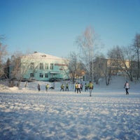 Photo taken at Стадион ИЯФ by Alexander K. on 1/3/2016