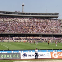 Photo taken at Estadio Olímpico Universitario by Jonathan H. on 4/28/2013