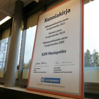 Photo taken at K-Supermarket Mustapekka by Julius K. on 10/5/2012
