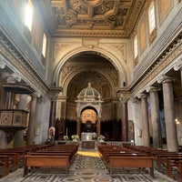 Photo taken at Basilica di San Crisogono by E. Ceren on 4/16/2023