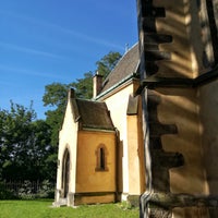 Photo taken at Kostel sv. Apolináře na Větrově by Anna K. on 7/30/2017
