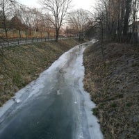 Photo taken at Park podél Botiče by Anna K. on 2/28/2018