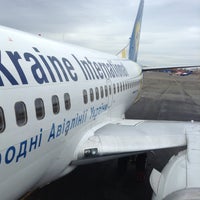 Photo taken at Boryspil International Airport (KBP) by Anastasiia G. on 4/16/2013