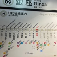 Photo taken at Hibiya Line Ginza Station (H09) by Anita Kazuki M. on 7/2/2022