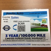 Photo taken at Poulin Auto Sales by Justin M. on 5/13/2013