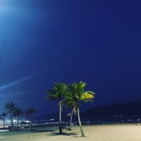 Photo taken at Embaré Beach by Denia B. on 8/1/2021