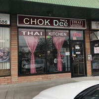 4/21/2017 tarihinde Eric S.ziyaretçi tarafından Chok Dee Thai Kitchen'de çekilen fotoğraf