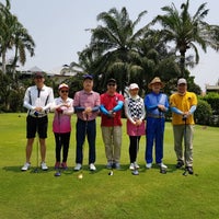 Photo taken at Krungthep Kreetha Golf Course by Angkoon S. on 3/16/2020