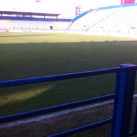Photo taken at Estadio Francisco de la Hera by Esteban S. on 8/17/2014