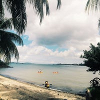 Photo taken at Celestial Ubin Beach Resort by Milla D. on 6/8/2014