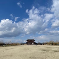 Photo taken at Suzakumon Gate by issei on 3/8/2024