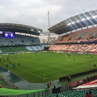 Photo taken at Jeonju World Cup Stadium by タコ ラ. on 4/24/2019
