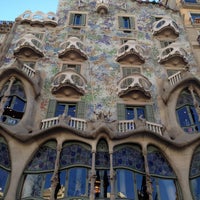Photo taken at Casa Batlló by Margot S. on 5/11/2013