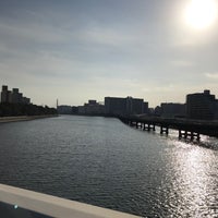 Photo taken at 八潮橋 by Minoru U. on 2/13/2021