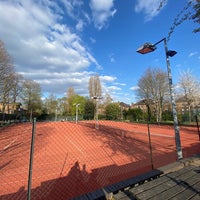 Photo taken at Globe Lawn Tennis Club by Daniel on 4/16/2021