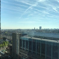 Photo taken at Proximus Towers by Veerle M. on 4/19/2018